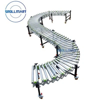 Uitbreidbare gegroefde transportband